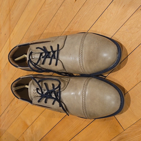 Men’s Guess Taupe Oxford Shoe | Size 10 | New in Box - Picture 5 of 6